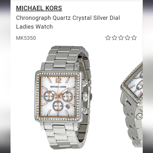 Michael Kors Chronograph Quartz Crystal Watch MK5350 - Picture 3 of 12